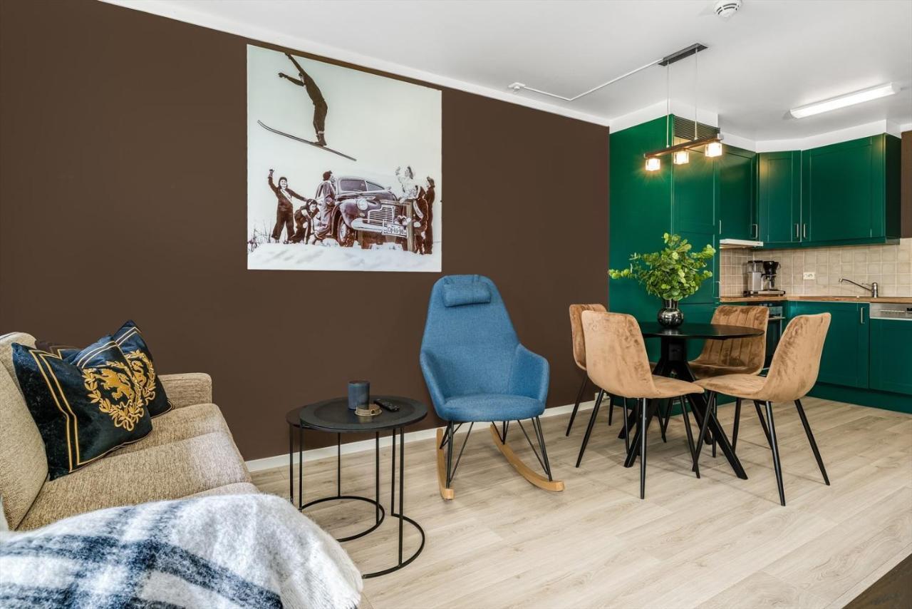 Leilighet Beitostolen Sentrum, Terrasse Og Innendors Parkering Kültér fotó